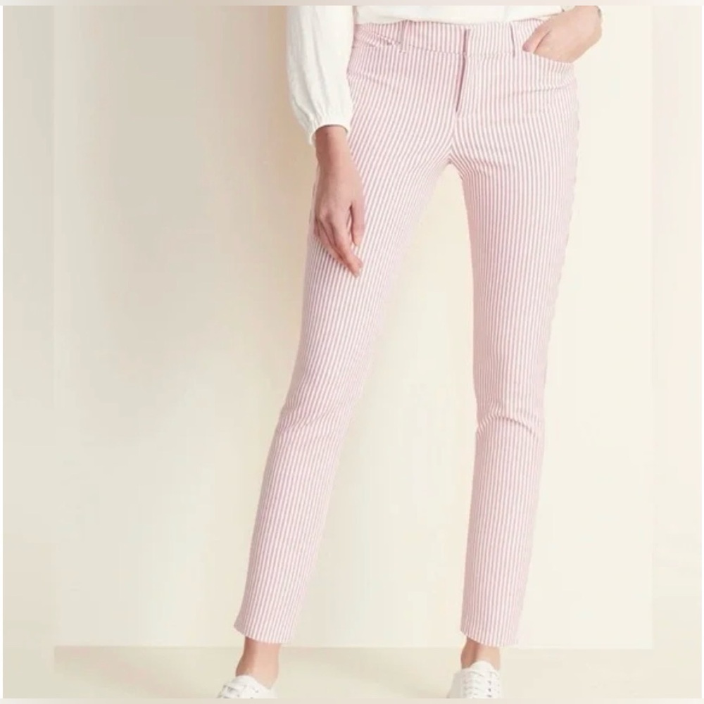 Pink Striped Pixie Pant